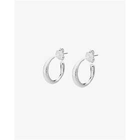 Drakenberg Sjölin Les Amis small hoops matte silver