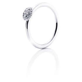 Efva Attling Love Bead Diamonds Ring Vitguld 19,50 mm