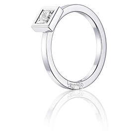 Efva Attling Princess Wedding Thin 040 ct Ring Vitguld 17,50 mm