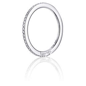 Efva Attling Love Bead & Stars Band Ring Vitguld 15,50 mm