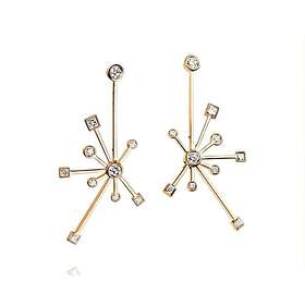 Efva Attling Kaboom & Stars Örhänge Guld