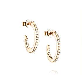 Efva Attling Stars Hoops Örhänge Guld