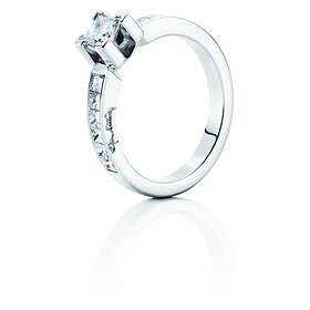 Efva Attling Rock Star Ring Vitguld 18,00 mm