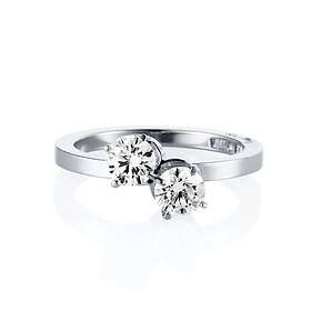Efva Attling Twin Star Ring Vitguld 21,75