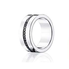Efva Attling Wide & Black Stars Ring Silver 15,00 mm