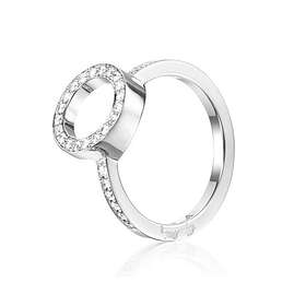 Efva Attling Circle Of Love II Ring Vitguld 15,00 mm