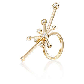 Efva Attling Kaboom & Stars Ring Guld 16,50 mm