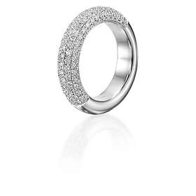 Efva Attling Billion Stars Ring Vitguld 15,00 mm