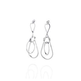 Efva Attling Loopiloop Örhänge Silver