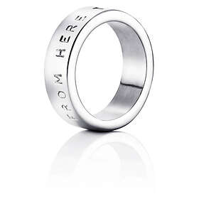 Efva Attling From Here To Eternity Stamped Ring Vitguld 16,50 mm