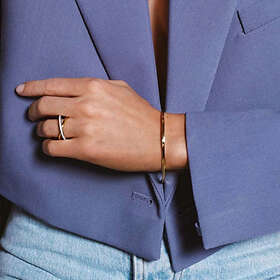 Efva Attling Plain Cuff Guld M