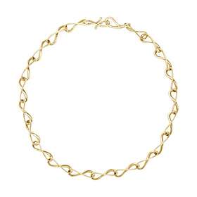 Georg Jensen INFINITY Halsband Guld Diamant 0,03 ct