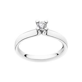 Georg Jensen MAGIC SOLITAIRE RING platinum DIAMOND 0,20CT 50