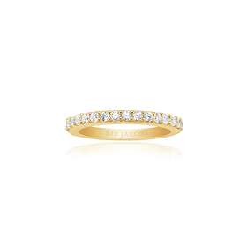 Sif Jakobs CORTE UNO ring vita Zirkoner (guld) 54