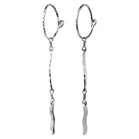 Maanesten Lila Örhänge Silver