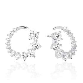 Sif Jakobs Belluno Circolo Sterling Silver Örhängen Med Zirconia SJ-E42109-CZ-SS