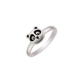 Støvring Design Panda Head Girls Rodinerat Silver Ring 12323001