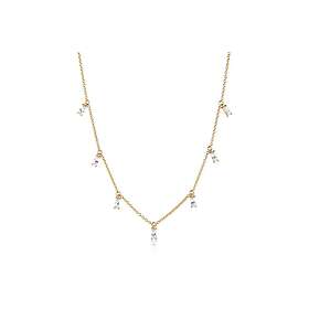 Sif Jakobs Princess Baguette Förgyllt Silver Smykke Med Zirconia SJ-C1074-CZ-YG