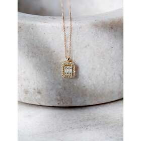 Smykkekæden 18 Karat Guld Halsband Med Diamanter 0.24 Carat Tw/si 311760-750R