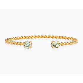 Caroline Svedbom Mini Twisted Bracelet Gold Chrysolite