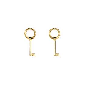 Emma Israelsson Key Pin Earrings Gold