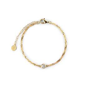 CU Jewellery Cubic Single Bracelet Gold