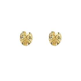 Emma Israelsson Palm Leaf Earrings Gold