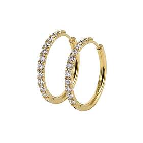 Astrid & Agnes LUCY Örhängen 25 mm Guld