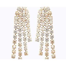 Caroline Svedbom Rosanna Earrings Gold White Combo