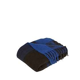 Hübsch Inlet Pläd Brun/Blå (140x200)