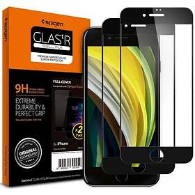 Spigen Skärmskydd GLASS FC 2-pack / Apple iPhone SE 2020 2022 7/8/SE