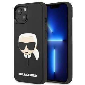 Karl Lagerfeld iPhone skal 14 3D Svart Rubber Head