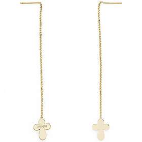 D.A.M. örhängen Amen CROCE GOLD