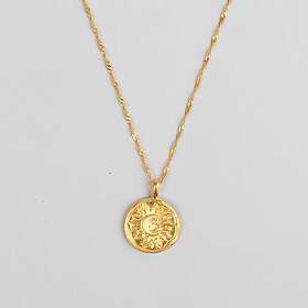 Safira Sun-Moon Necklace