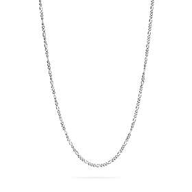 IX Studios Figaro Chain silver-Längd 60 CM Unisex 925 sterling sølv