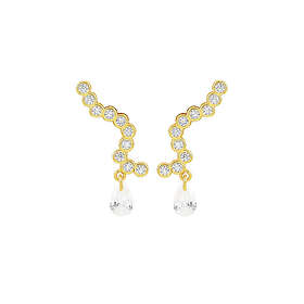 Hultquist Copenhagen River Raindrop Earrings S08152-G