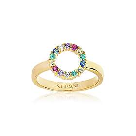 Sif Jakobs Biella Piccolo Multi Ring-Ringstorlek 52 Dam 18 kt. forgyldt 925 ster