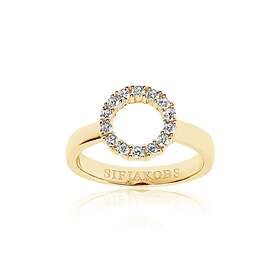 Sif Jakobs Biella Piccolo Guldbelagt Ring-Ringstorlek 52 Dam 18 kt. forgyldt 925 sterling sølv