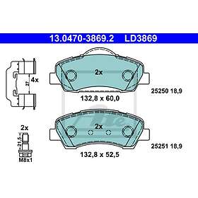 ATE Bromsbeläggssats, skivbroms 13.0470-3869.2
