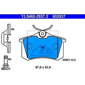 ATE Bromsbeläggssats, skivbroms 13.0460-2937.2