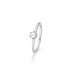 Mads Z Poetry Solitarie Pearl Ring Silver 2143050-54 (ring) Dam 925 sterling søl