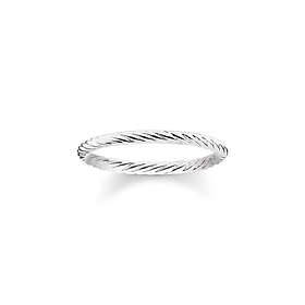 Thomas Sabo Ring i silver vriden (Storlek: 52)