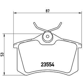 Brembo Bromsbeläggssats, skivbroms P 85 020X