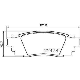 Brembo Bromsbeläggssats P 83 160