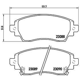 Brembo Bromsbeläggssats, skivbroms P 83 042