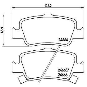 Brembo Jarrutusvaippakokonaisuus P 83 080