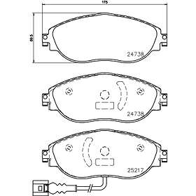 Brembo Bromsbeläggssats, skivbroms P 85 144