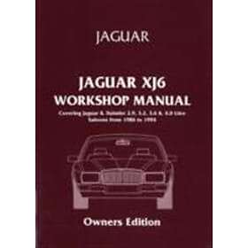 : Jaguar XJ6 Workshop Manual Owners Edition (XJ40) 1986-94