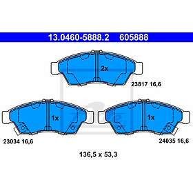 ATE Bromsbeläggssats. skivbroms 13.0460-5888.2