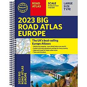 Philip's Maps: 2023 Philip's Big Road Atlas Europe